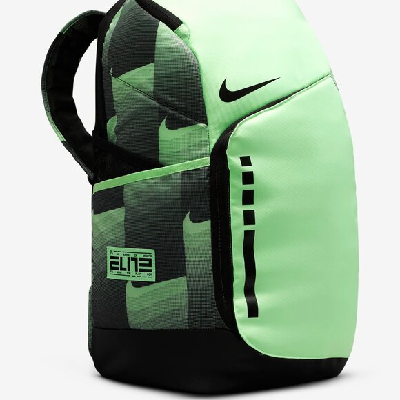 Nike Hoops Elite. Vapor Green/Black/Black. Printed Backpack (32L).  FZ7311-376 - Picture 7 of 8